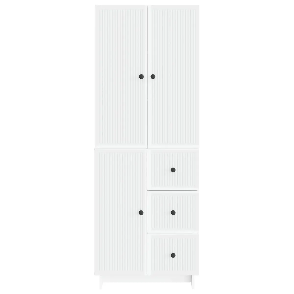 Cabinet Set Storage Furniture Modular Engineered Wood Living Room 66 x 34.5 x 90 cm