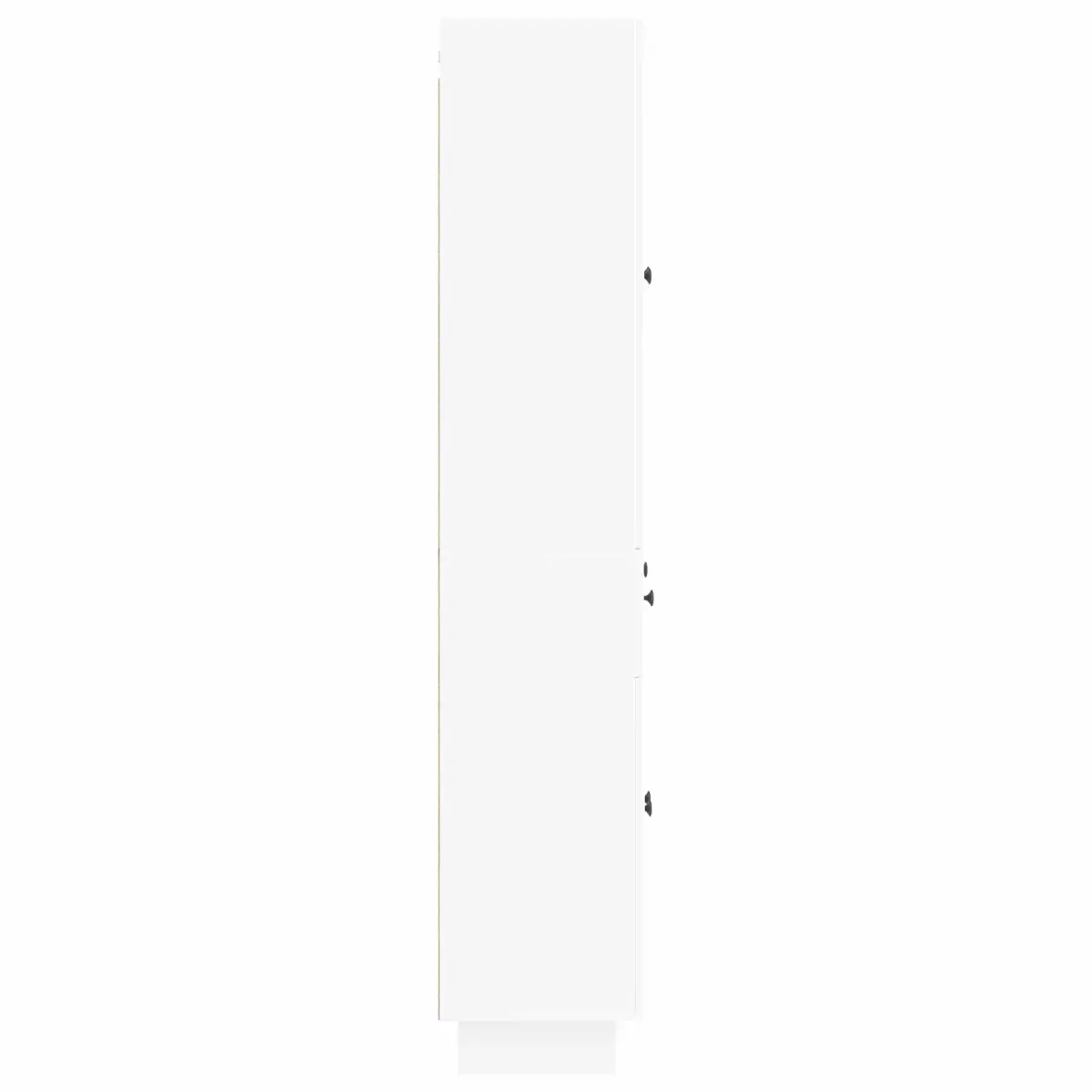 Cabinet Set 2 pcs Storage 66 x 34.5 x 90 cm White Engineered Wood