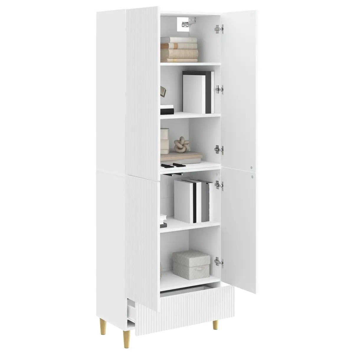 Engineered Wood Cabinet Set Storage Furniture 66x34.5x95cm