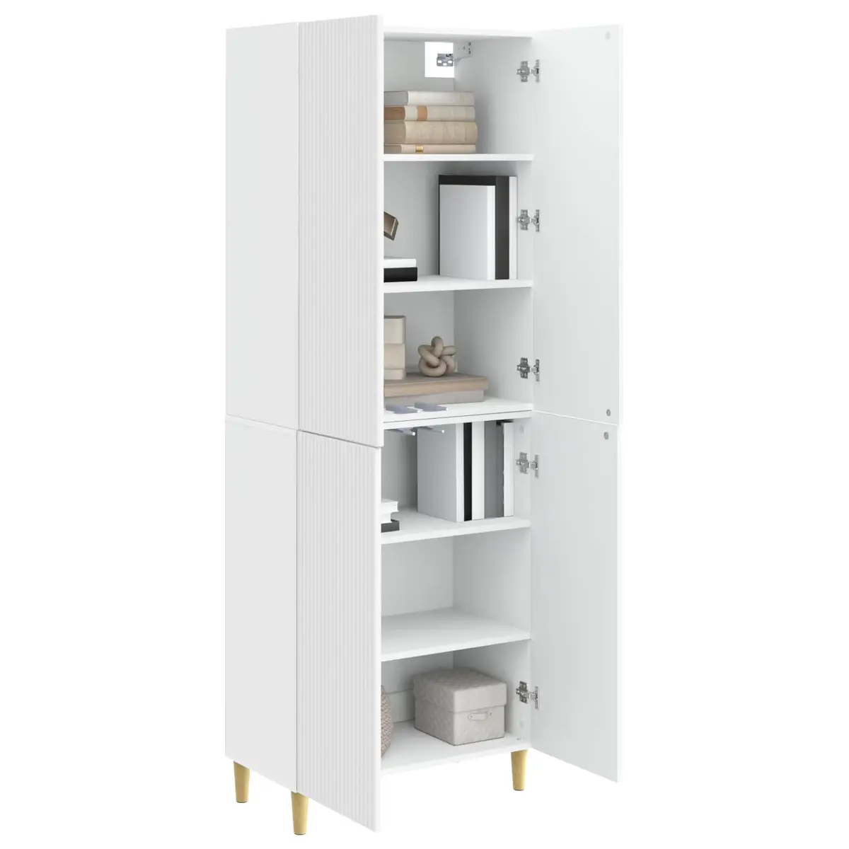 2-Piece Cabinet Set with Storage Solutions