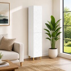 Reliable White Cabinet Set with Ample Storage
