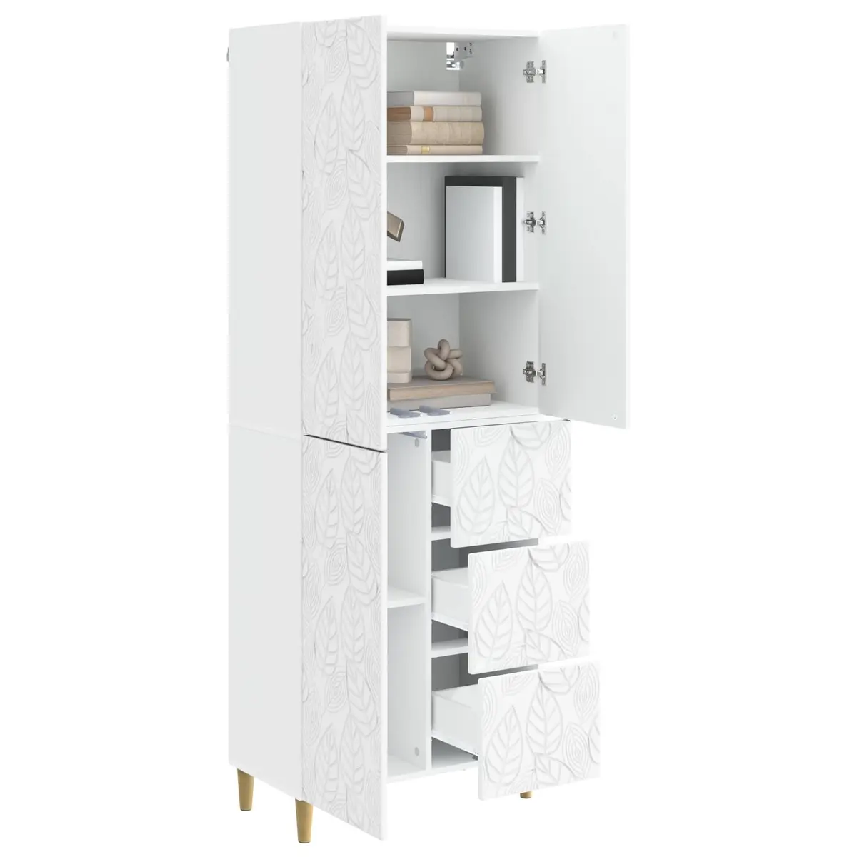 Modular White Furniture Set for Space-Saving Indoor and Outdoor Use 2 Pieces