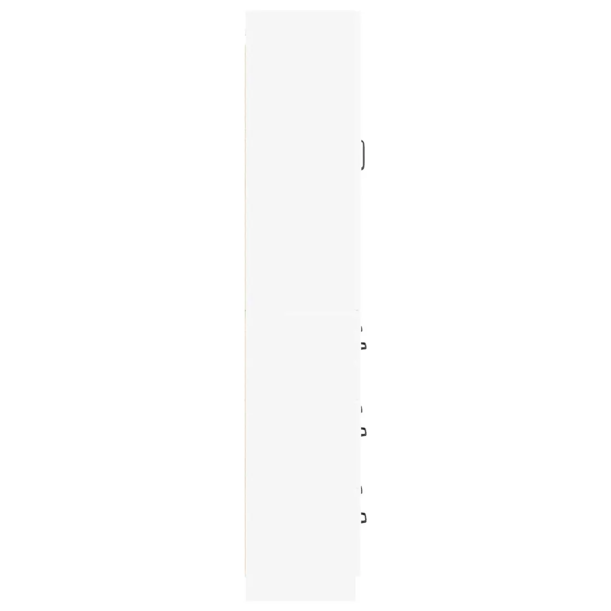 Storage Cabinet Set 2 pcs White Modern Furniture Hallway Bedroom Lounge