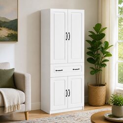 Practical White Cabinet Set for Stylish Storage