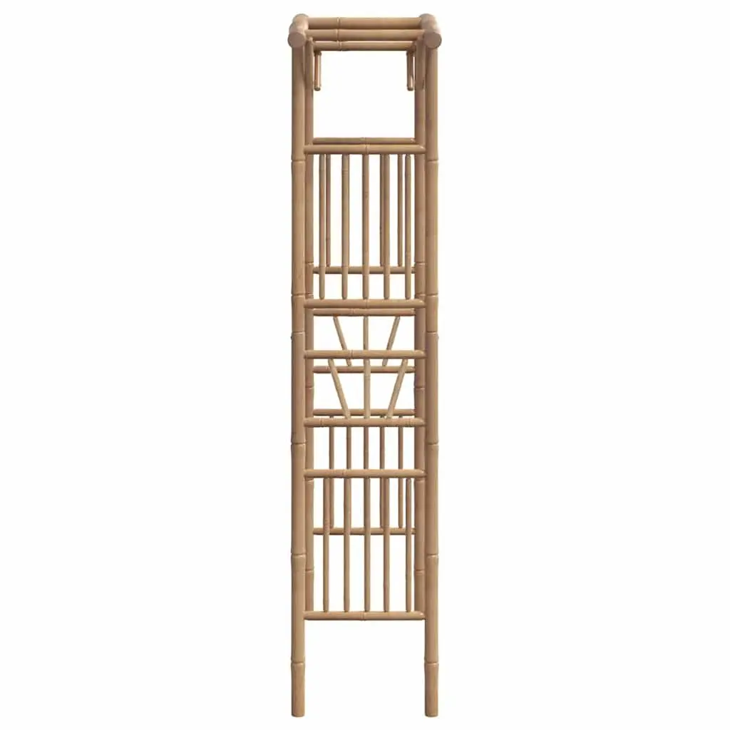 Bamboo Garden Arch Outdoor Patio Trellis Climbing Plant 118cm W Brown