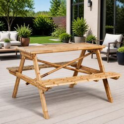 Reliable Bamboo Picnic Table for Outdoor Fun
