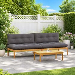 Comfortable Acacia Wood Sectional Sofa for Outdoors
