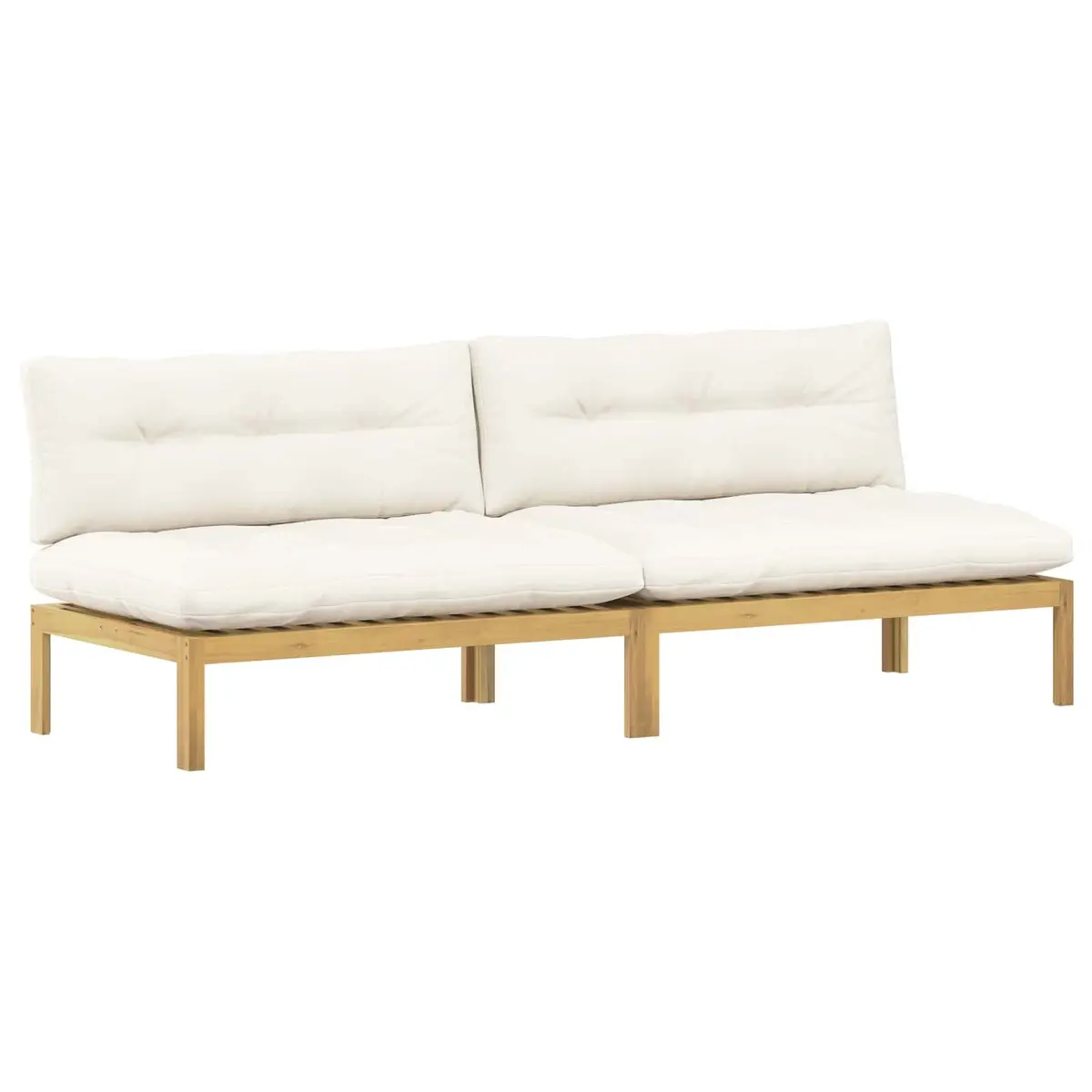 Outdoor Sectional Sofa Middle Unit with Cushion