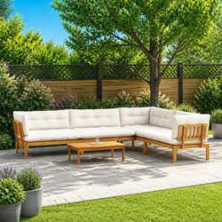 Comfort and Value: 5 Piece Garden Sofa Set