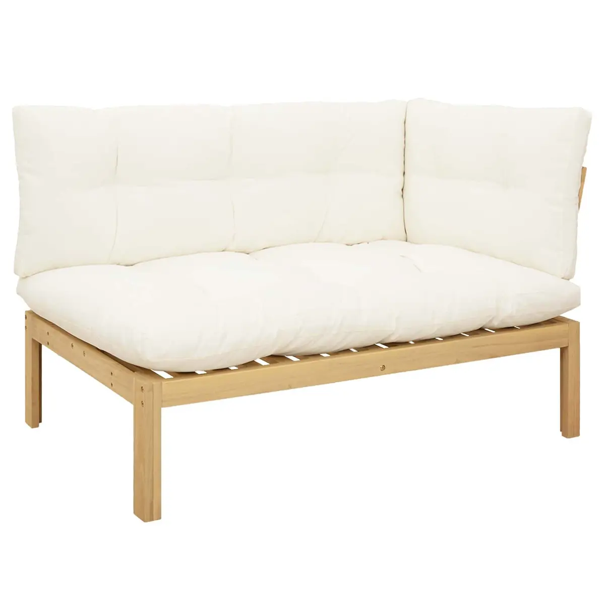 Outdoor Corner Sofa Set with Low Table