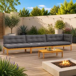 Reliable and Affordable 4-Piece Outdoor Sofa Set