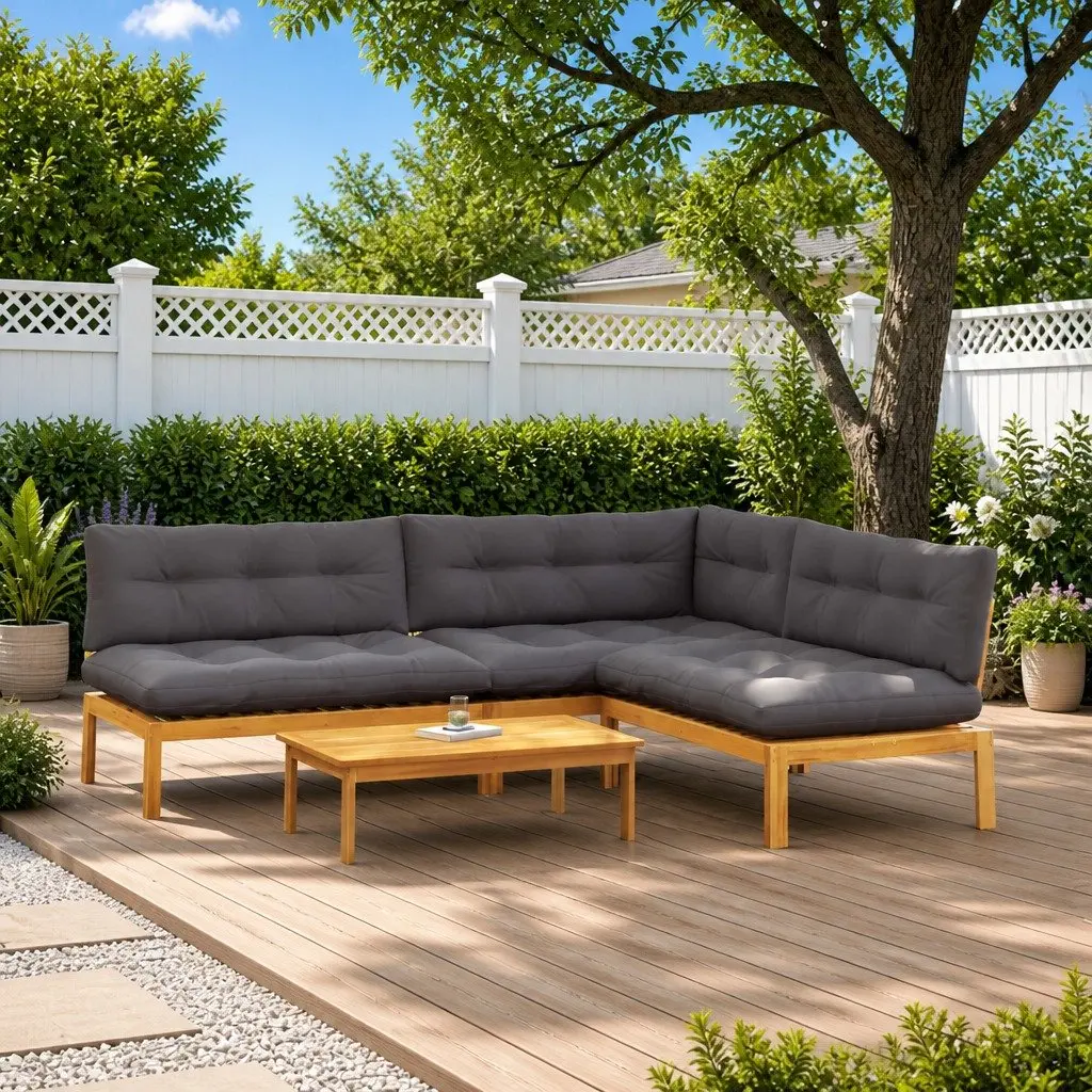 Outdoor Corner Sofa Set with Easy Care