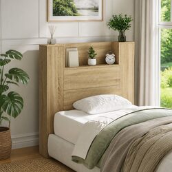 Value-Driven Storage Headboard with RGB LED Lights