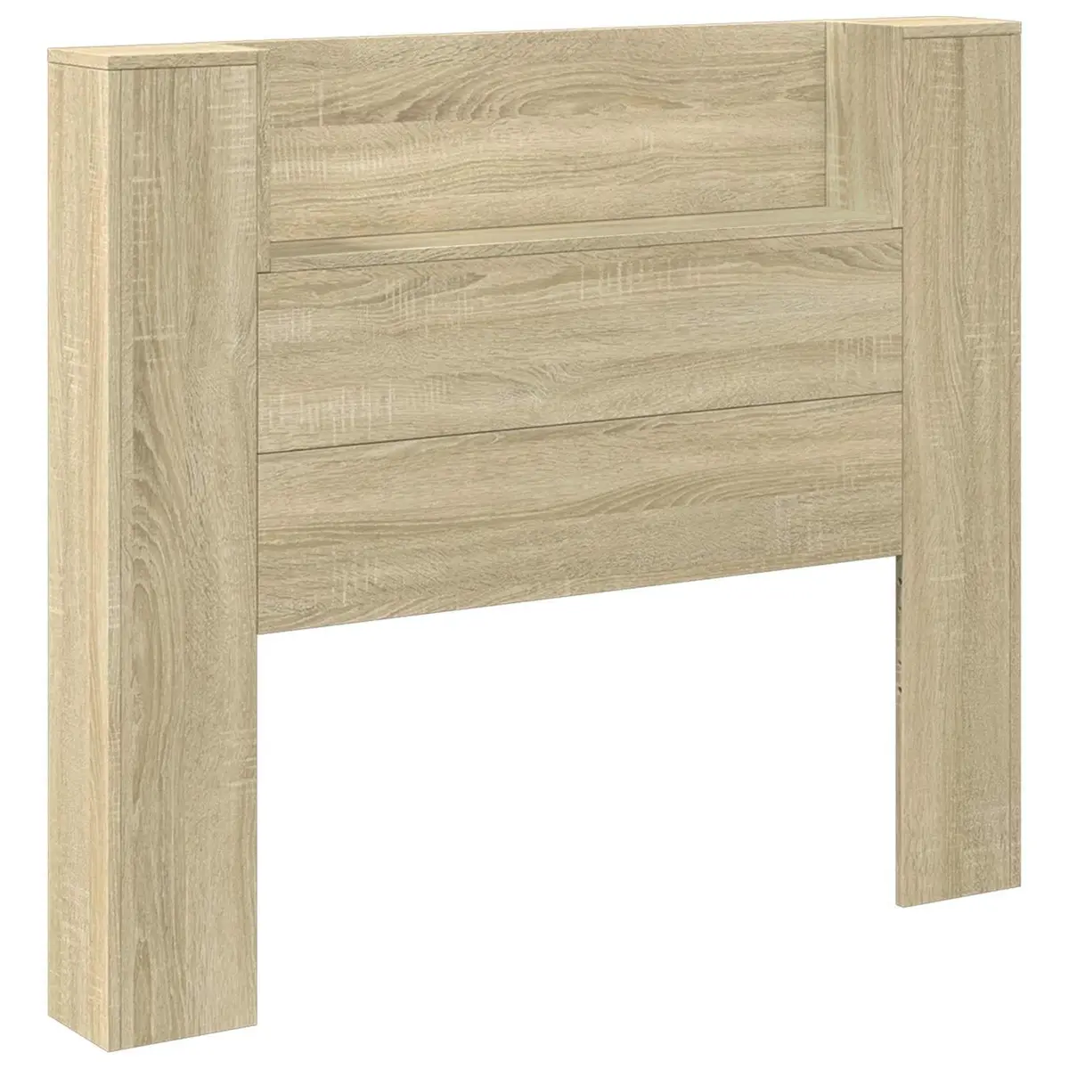 Storage Headboard with LED Lighting for Comfort