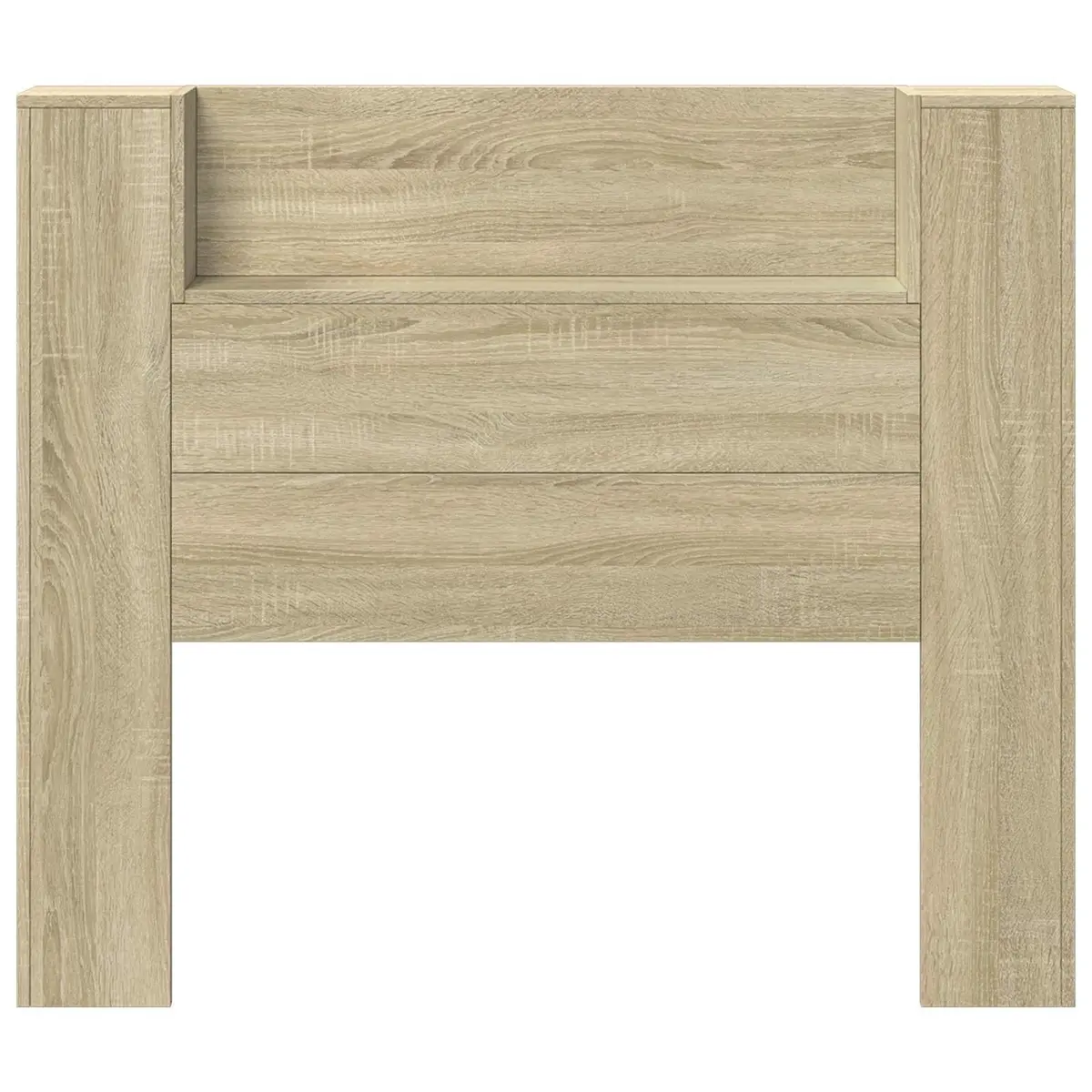 Storage Headboard with LED Lighting for Comfort