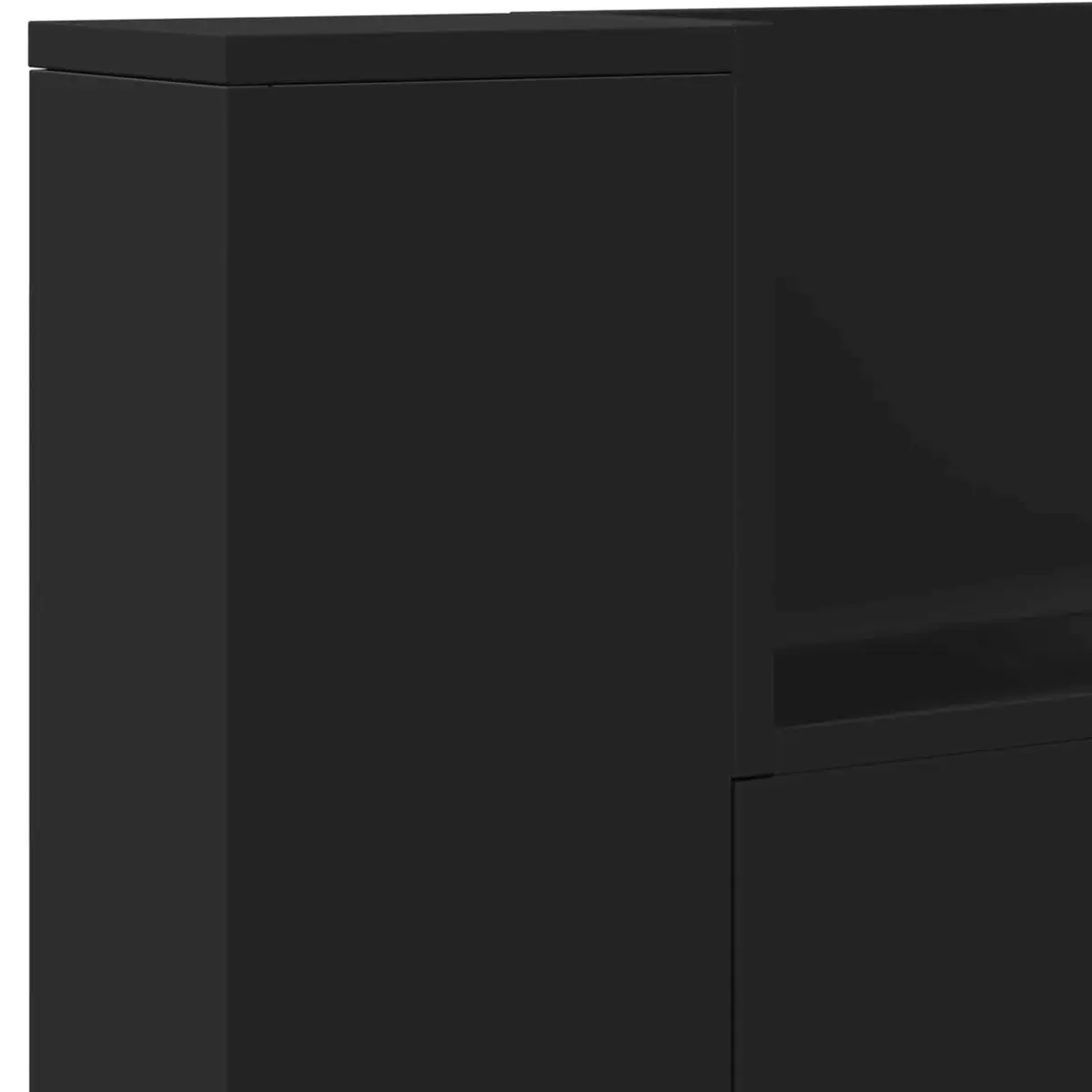 Storage Headboard with Ambient Lighting Options