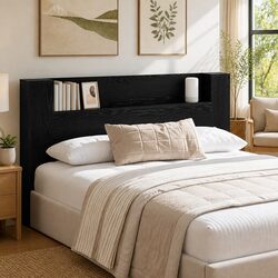 Reliable Storage Headboard with Adjustable RGB Lighting