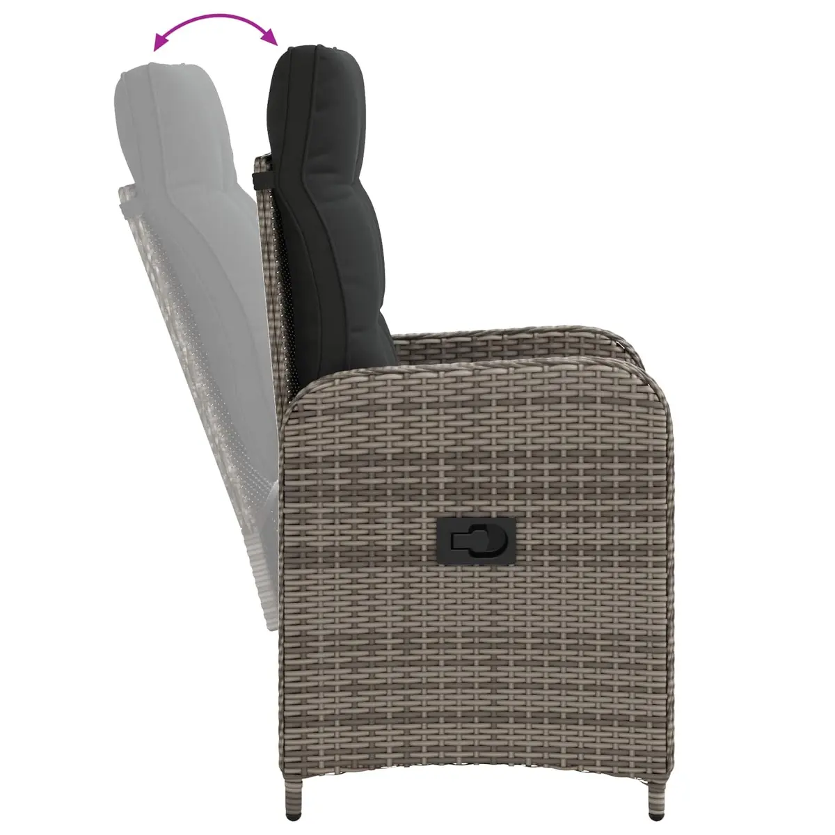 5-Piece Grey Outdoor Set