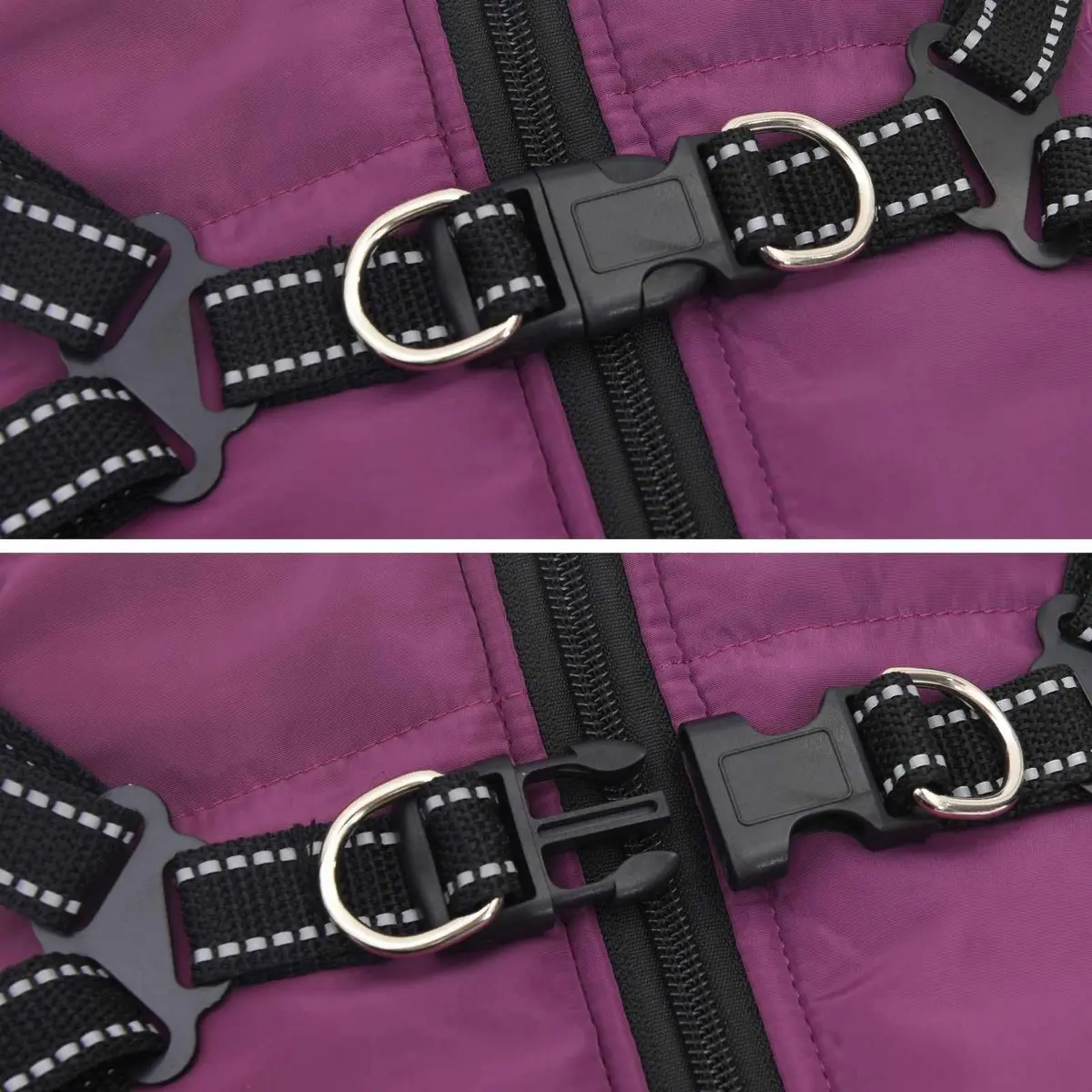 Dog Coat Water-Resistant Windproof L32 Purple