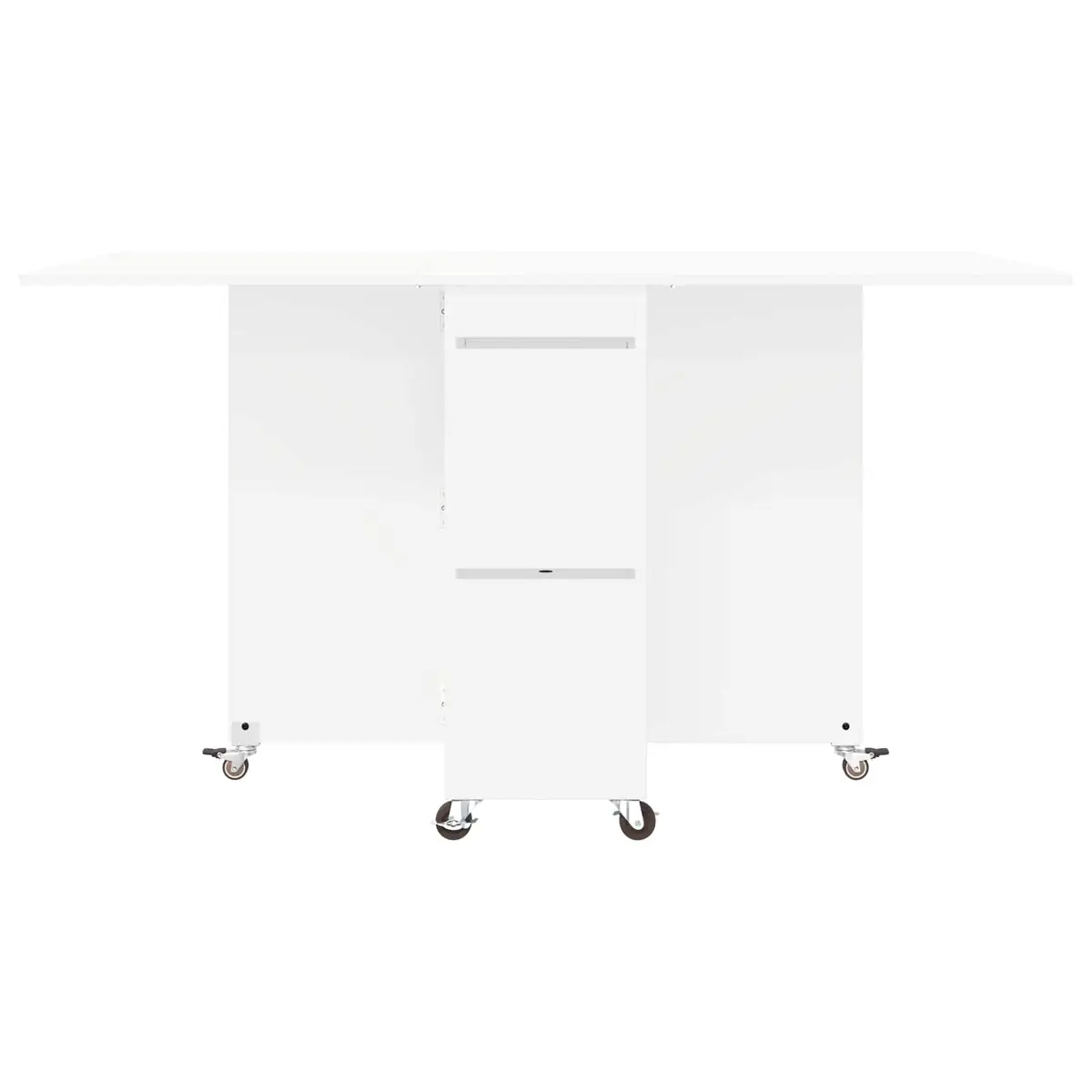 Extendable Dining Table 140x80x77cm White