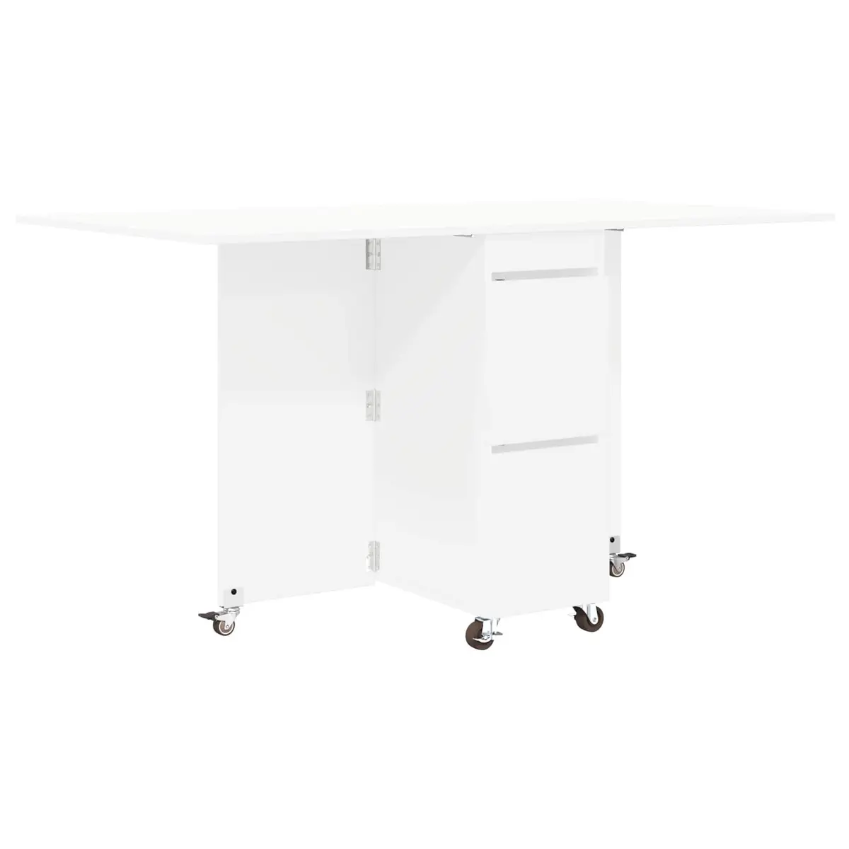 Extendable Dining Table 140x80x77cm White