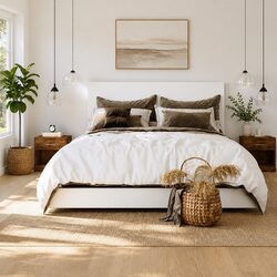 Brown Bedside Cabinets for Organized Living Spaces