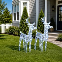 Reliable Christmas Reindeer Decorations with 80 LEDs
