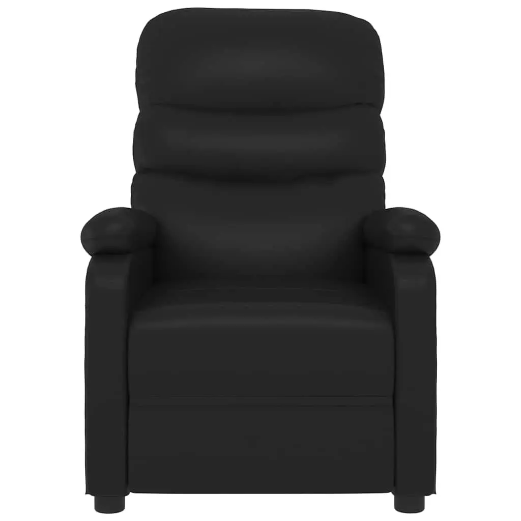 Electric Massage Chair Black Recliner with 6 Massage Points Hand Control