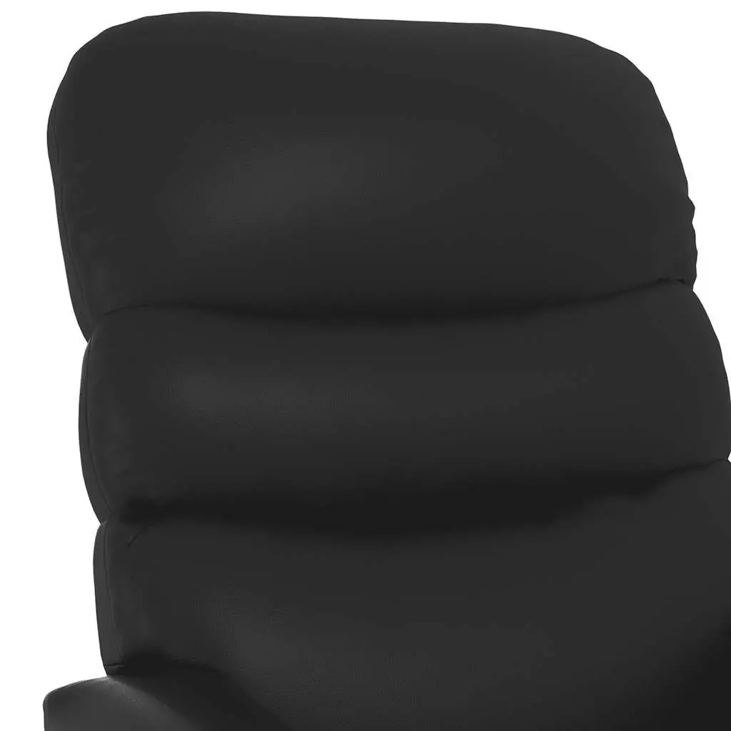 Electric Massage Chair Black Recliner with 6 Massage Points Hand Control