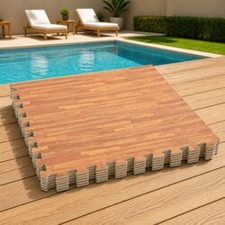 Practical 6-Piece EVA Foam Poolside Mat Set