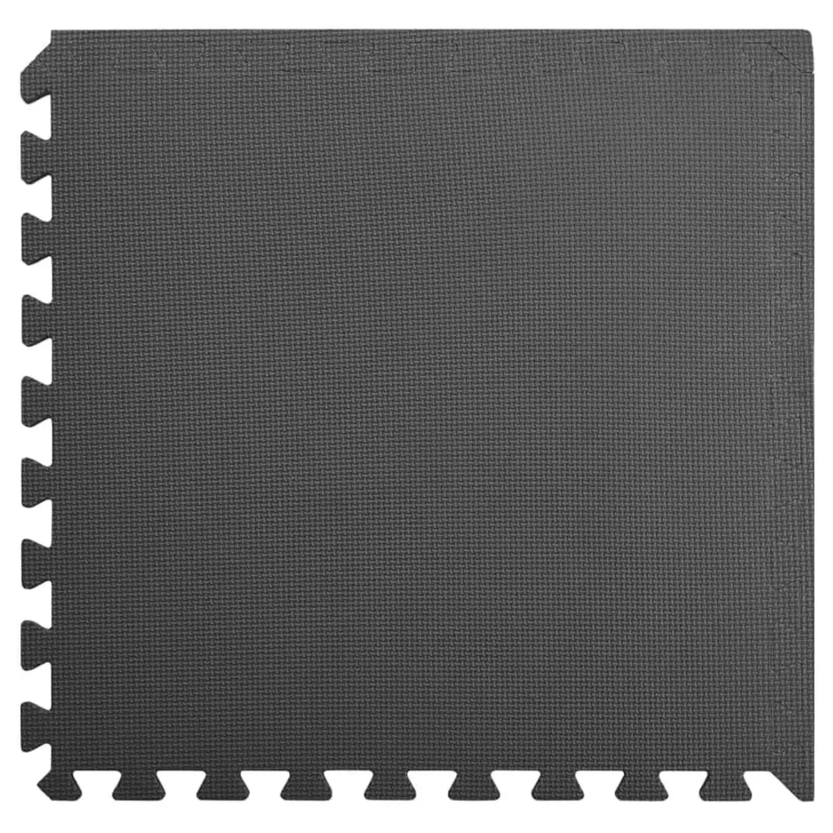 Pool Ground Mat Modular Interlocking Tiles 12 Pieces Black EVA Foam