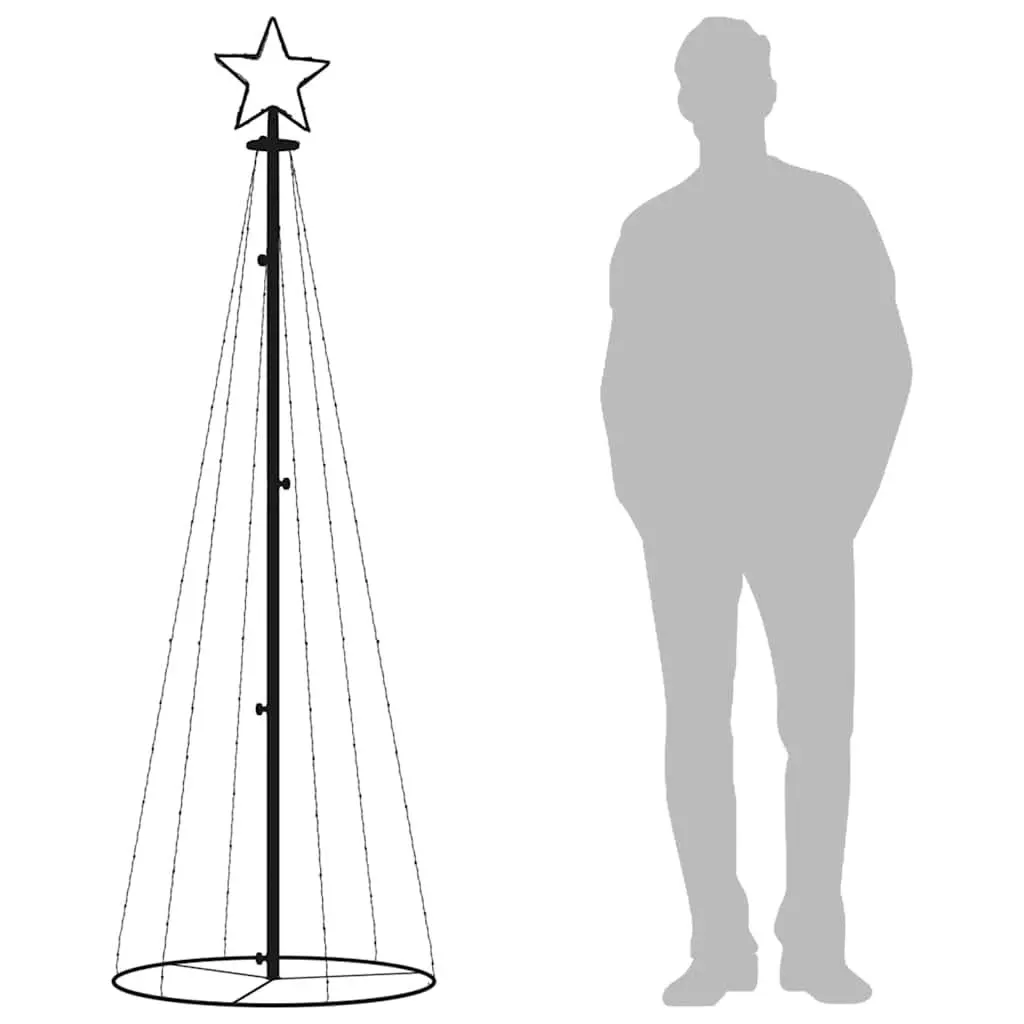 LED Cone Tree 180cm Warm White Indoor Outdoor Holiday Decor