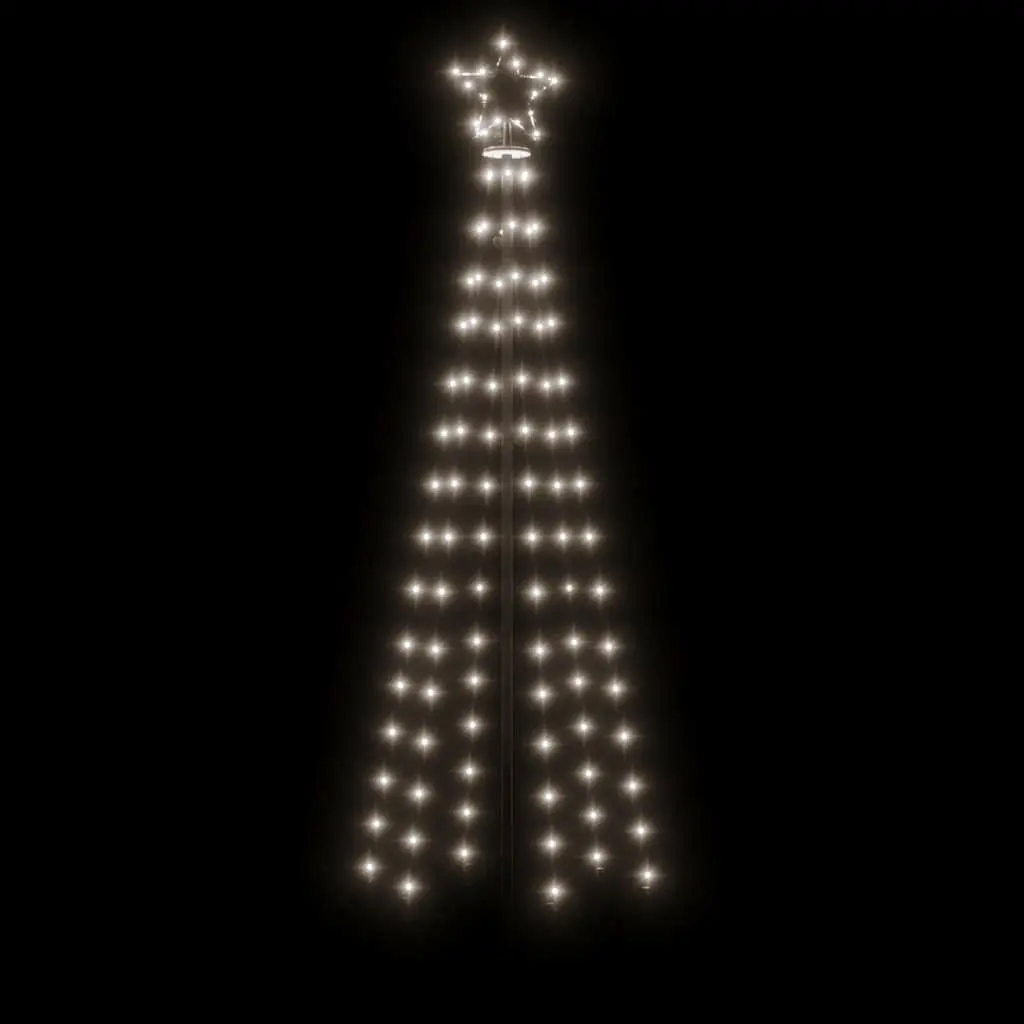 Christmas Cone Tree Cold White 180cm 70cm Indoor Outdoor Holiday Decoration