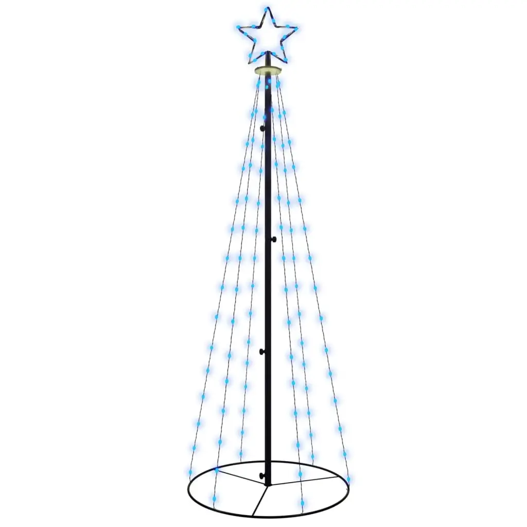 Christmas Cone Tree 180cm Blue LED Indoor Outdoor Holiday Decoration