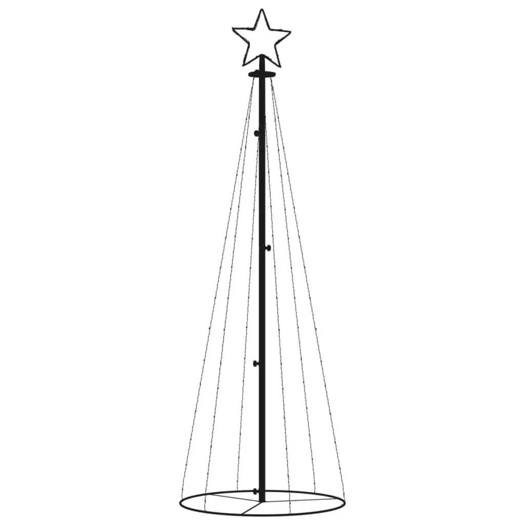 Christmas Cone Tree 180cm Blue LED Indoor Outdoor Holiday Decoration