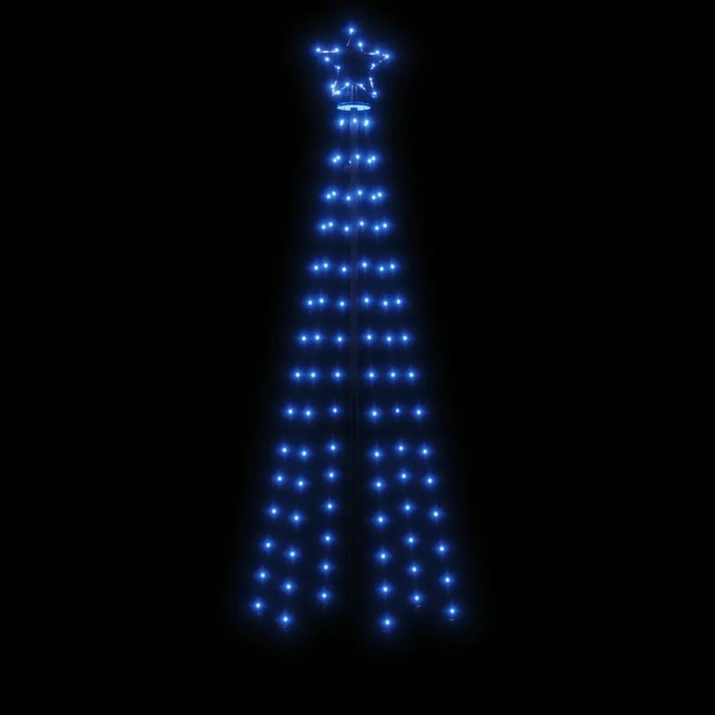 Christmas Cone Tree 180cm Blue LED Indoor Outdoor Holiday Decoration