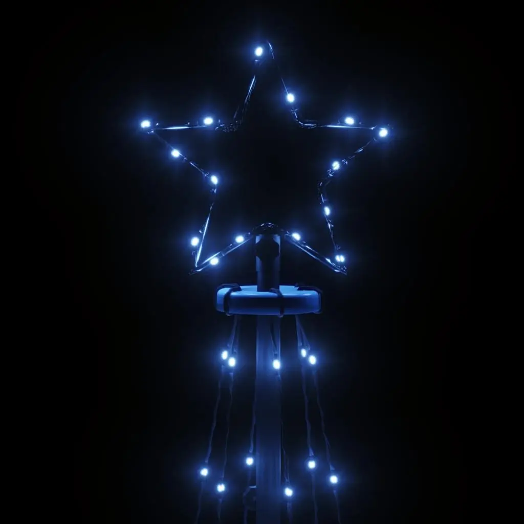 Christmas Cone Tree 180cm Blue LED Indoor Outdoor Holiday Decoration