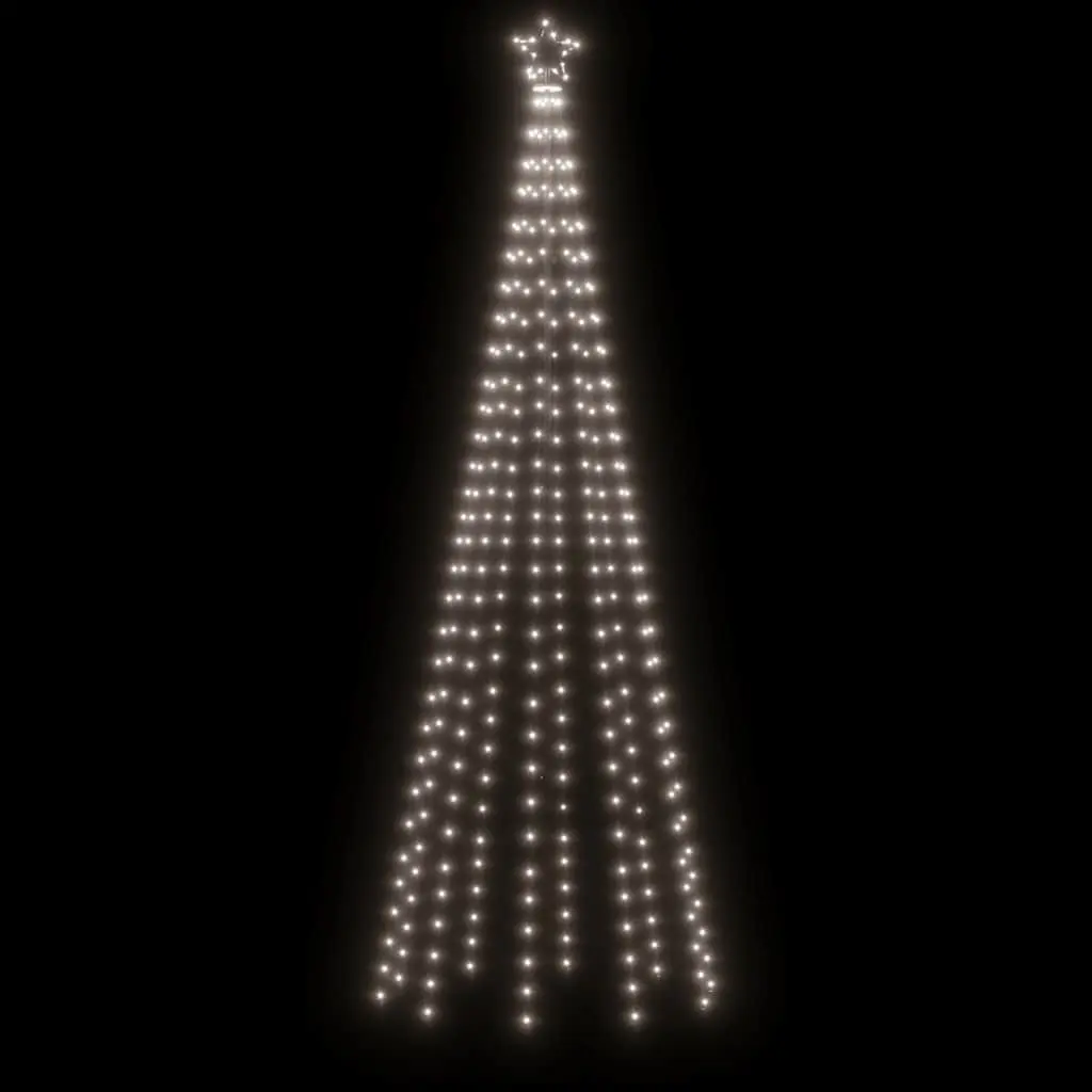 Christmas Cone Tree 300cm 100cm Cold White LED Indoor Outdoor Holiday