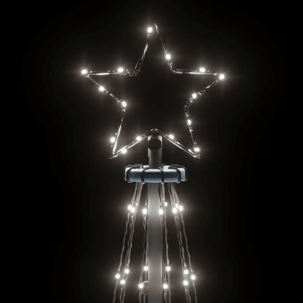 Christmas Cone Tree 300cm 100cm Cold White LED Indoor Outdoor Holiday