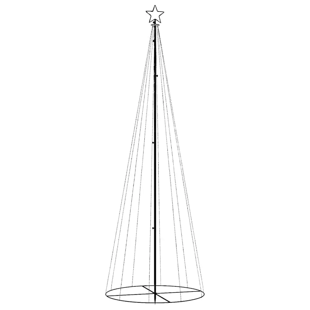 Christmas Cone Tree Indoor Outdoor Decoration 300cm 100cm Blue 310 LEDs