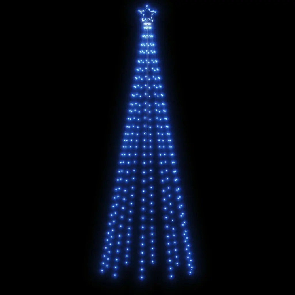 Christmas Cone Tree Indoor Outdoor Decoration 300cm 100cm Blue 310 LEDs