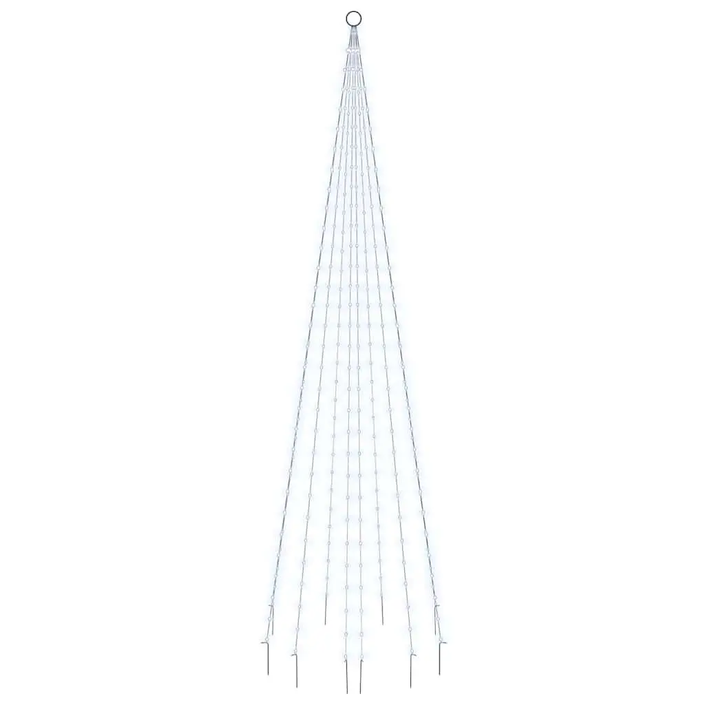 Christmas Tree Light Outdoor 300cm 310 Cold White LEDs 8 Effects