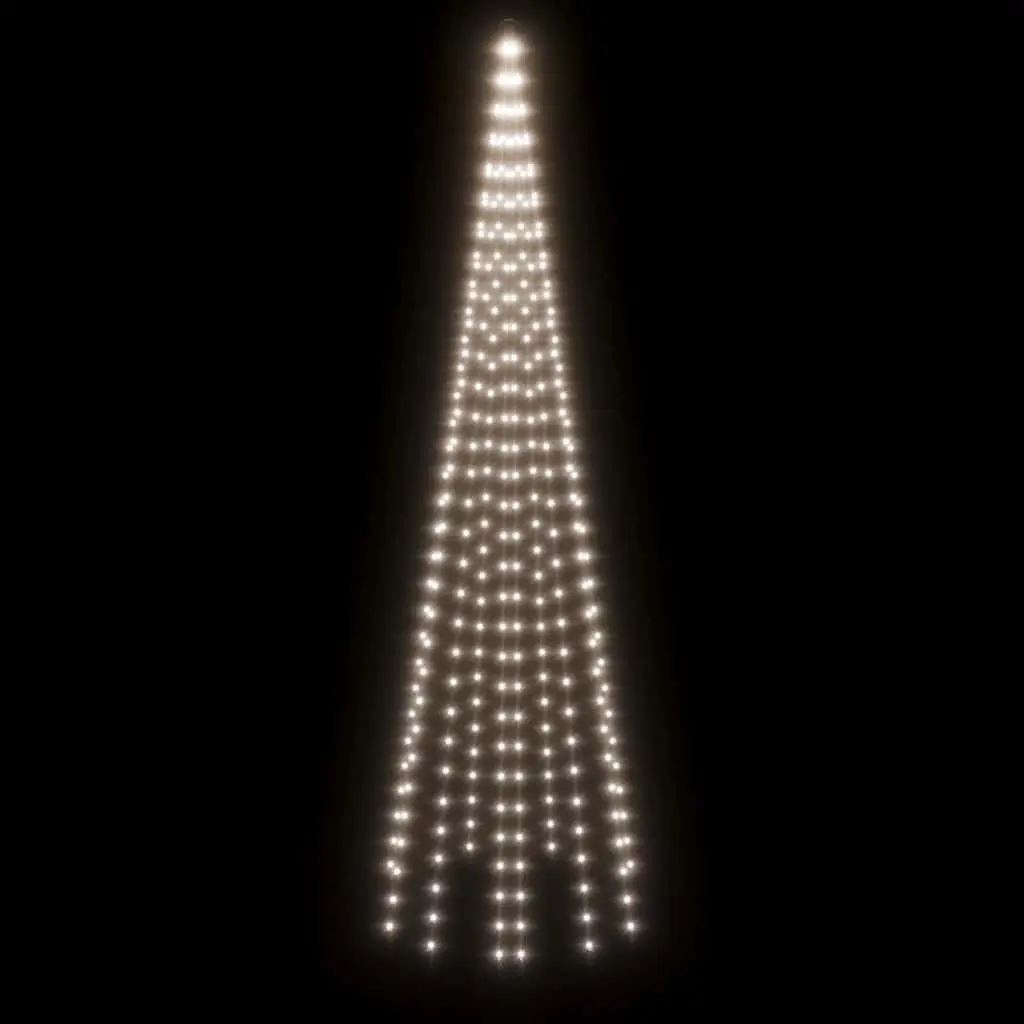 Christmas Tree Light Outdoor 300cm 310 Cold White LEDs 8 Effects