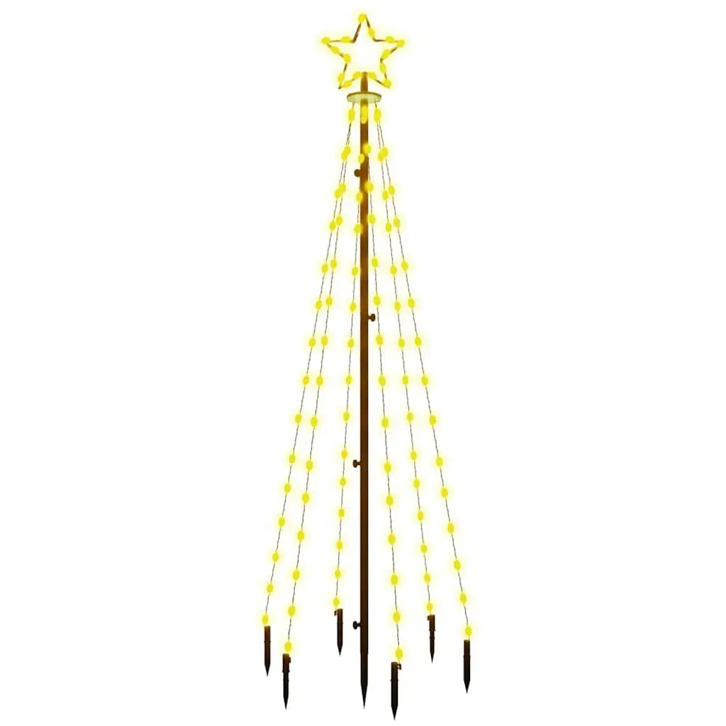 Christmas Tree 180cm Warm White Indoor 108 LEDs 8 Lighting Effects