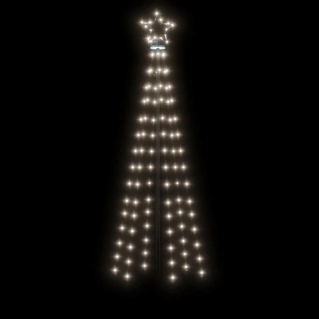 Christmas Tree 180cm Cold White LED 108 Lights 8 Effects
