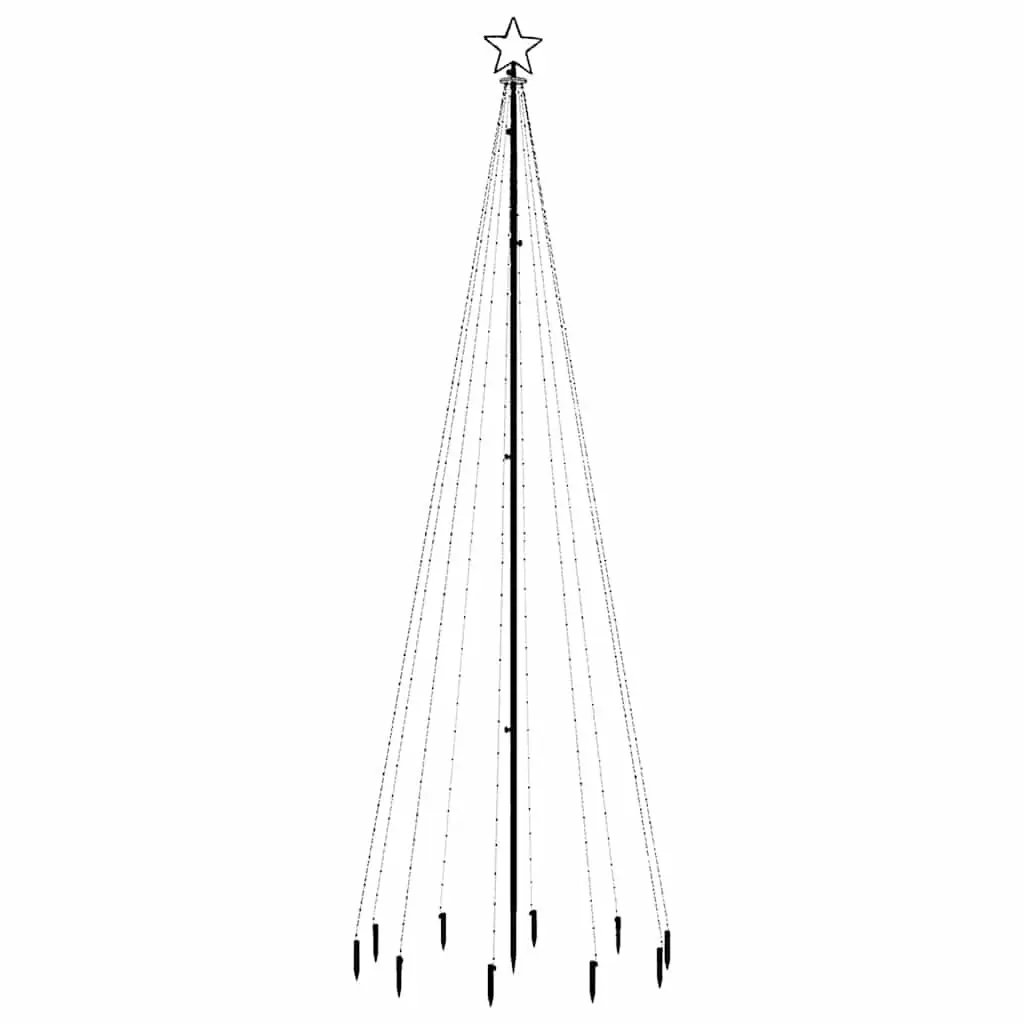 Christmas Tree Holiday Decoration 300cm Tall Blue with 310 LEDs