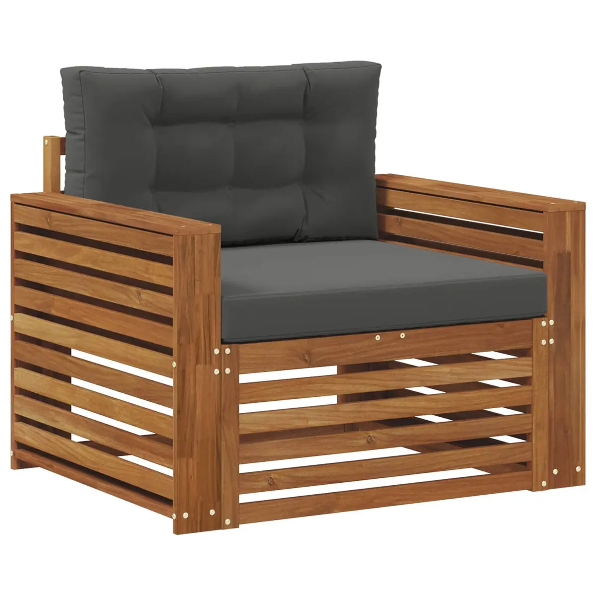 Solid Wood Outdoor Sectional Sofa for Gardens
