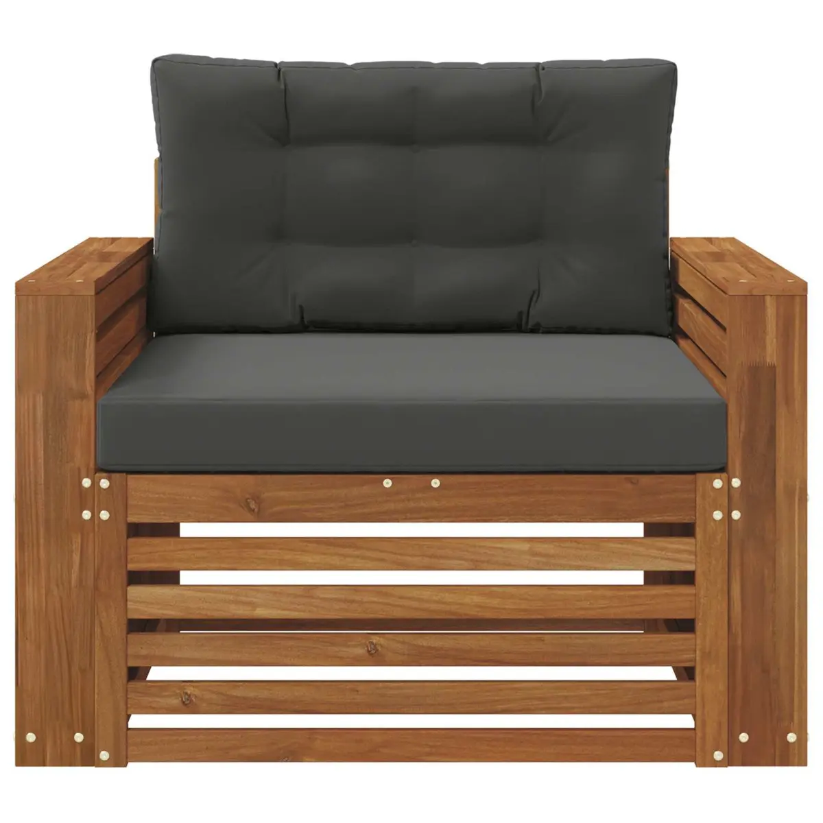 Solid Wood Outdoor Sectional Sofa for Gardens