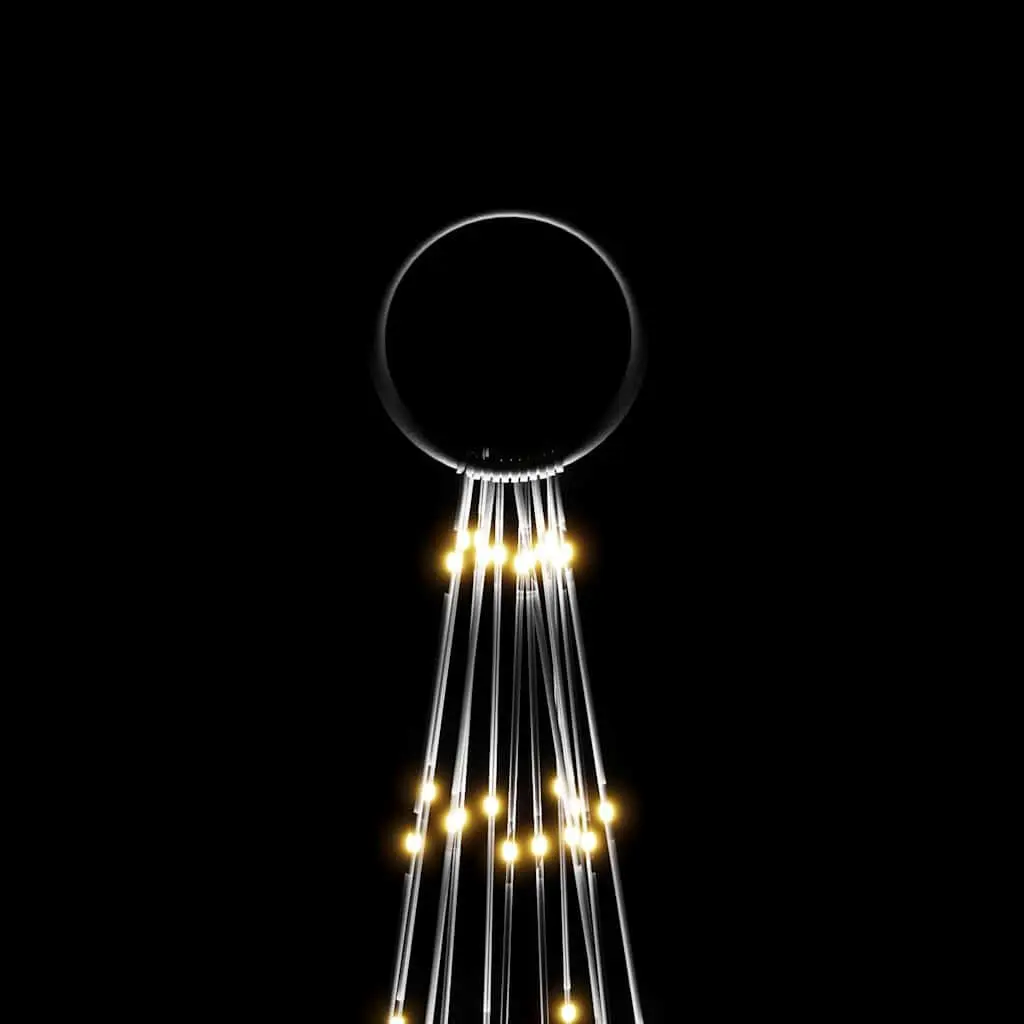 LED Christmas Tree 500cm 732 Warm White Lights 8 Effects Outdoor