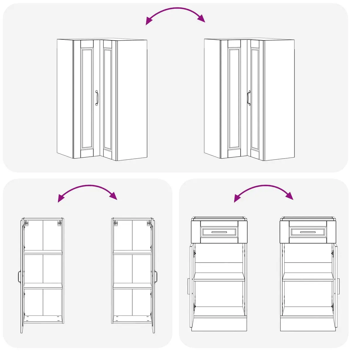 PORTO 8-Piece Kitchen Unit